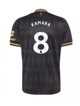 Moški Nogometna dresi replika Aston Villa Boubacar Kamara #8 Gostujoči 2026-27 Kratek rokav